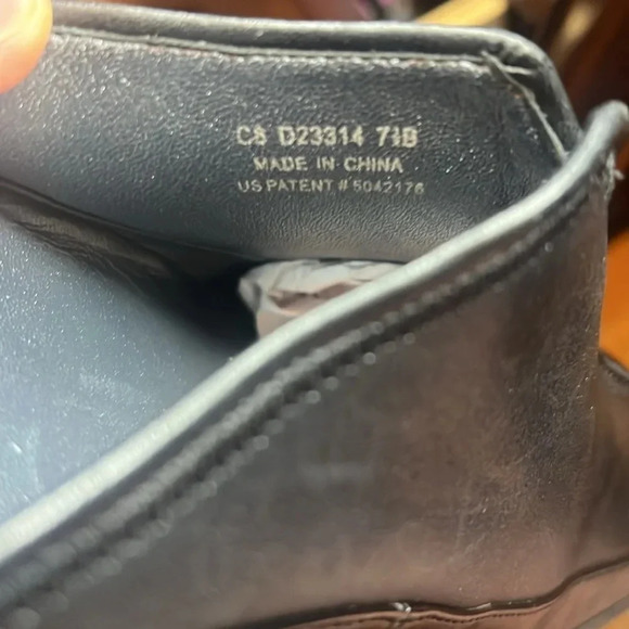 Cole Haan Mule Wedge Patent Leather Split Toe Slip-on Air Cushioning Black 7.5B - Picture 7 of 7